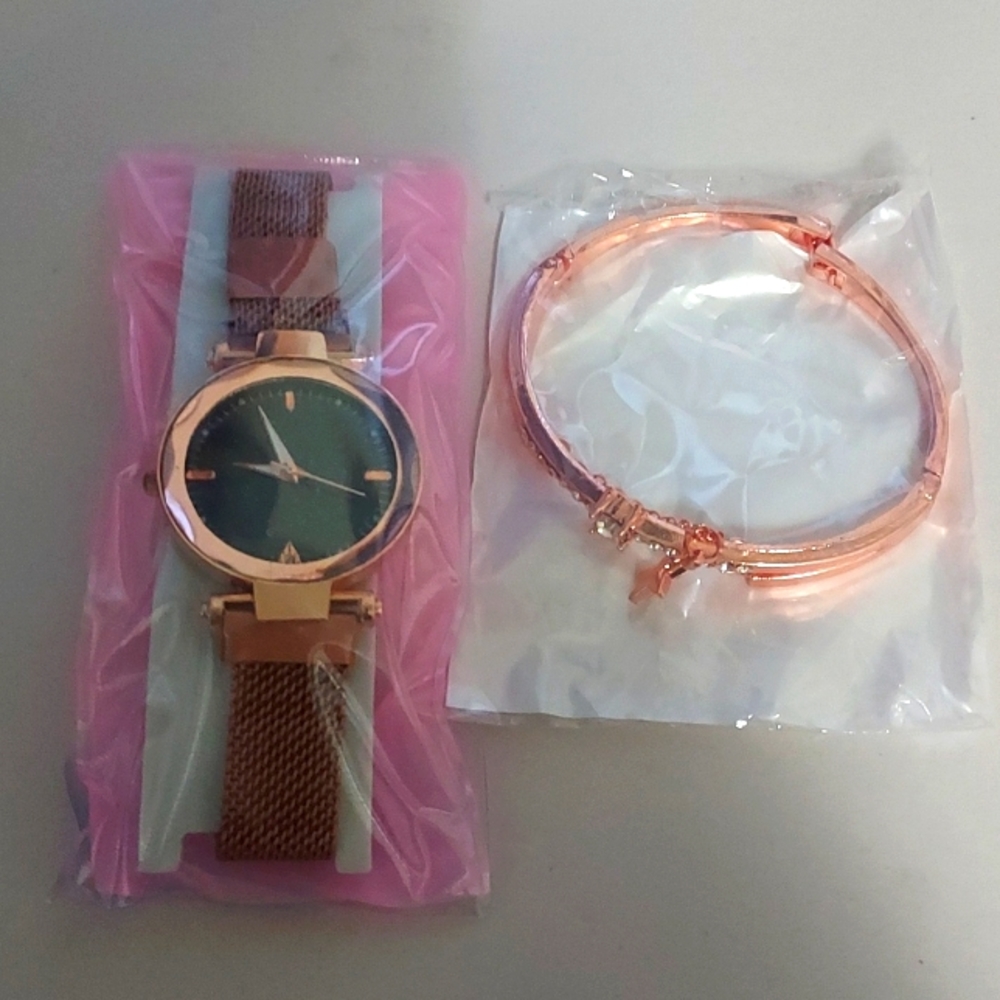 Women's Watch and Bracelet